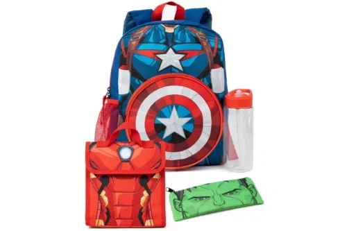 Marvel Avengers Kids Boys 4 Piece Backpack Set -AUTO WIN 03/08