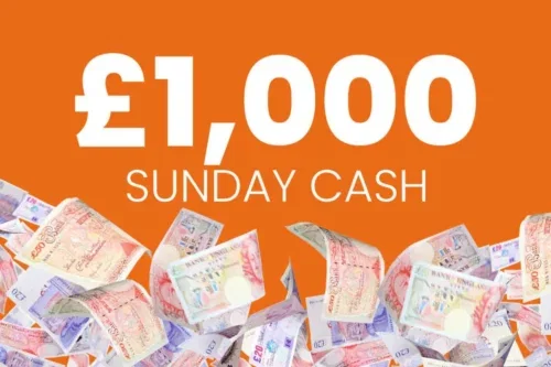 WIN £1000 CASH- 09/08