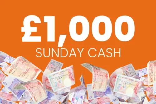 WIN £1000 Sunday CASH- 23/08 AUTO-WIN