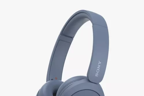 SONY WH-CH520 BLUETOOTH WIRELESS ON-EAR HEADPHONES WITH MIC/REMOTE, BLUE-10/08-AUTO WIN