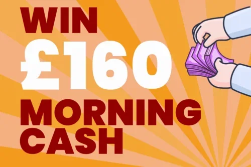 MORNING– £160 CASH AUTO WIN 21/08
