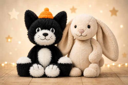 Bashful Bunny Junior & Jellycat Jack Junior-AUTO WIN 28/08
