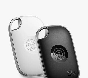 Life360 Tile Pro Keys/Item Finder with Powerful Bluetooth Tracker, iOS & Android Compatible, Pack of 2, Black/White AUTO-WIN 12/08