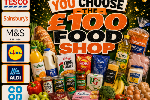 You Choose The £100 Food Shop AUTO-WIN 24/08