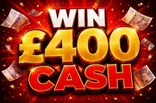 WIN £400 CASH-AUTO WIN 22/08