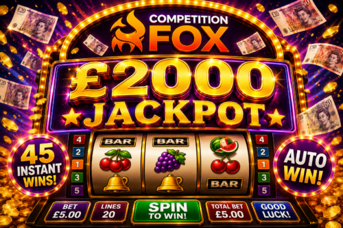 £2000 JACKPOT + 45 INSTANT WINS! AUTO WIN 19/08