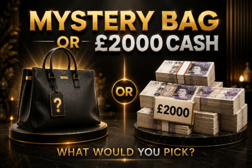MYSTERY BAG OR £2000 CASH ALT- AUTO WIN 29/08
