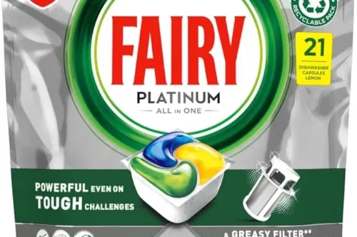 FAIRY PLATINUM ALL IN ONE DISHWASHER 102 TABLETS, LEMON -AUTO WIN 08/08