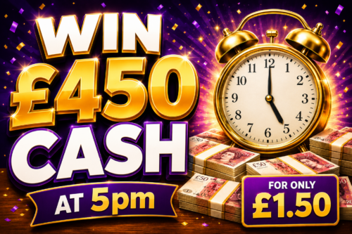 WIN £450 CASH AT 5pm- 23/08 AUTO-WIN