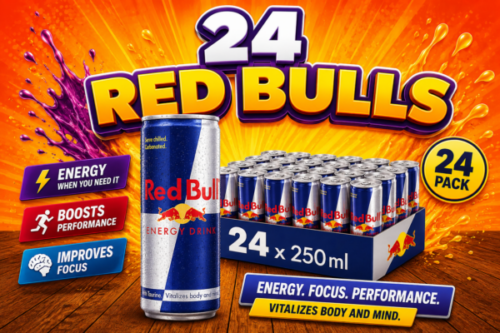 Red Bull Energy Drink 250 ml x 24 AUTO-WIN 09/08