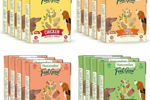 Naturediet Feel Good Wet Dog Food Selection Pack, 390g x 16 Cartons AUTO-WIN 22/08