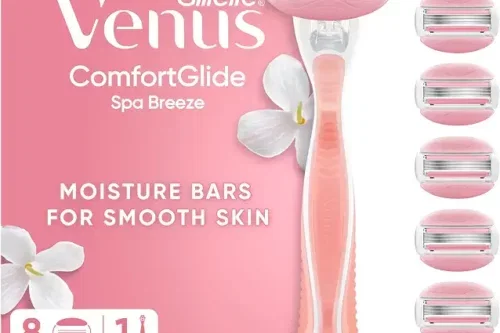 Gillette Venus Comfortglide Spa Breeze Women's Razor & 8 Blades-AUTO WIN 29/08