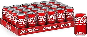 2XCOCA-COLA ORIGINAL TASTE 24 X 330ML CANS-AUTO WIN 28/08