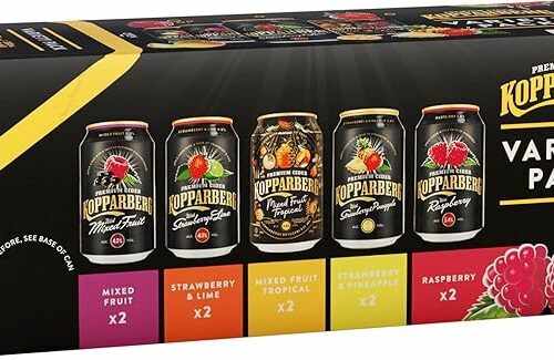 3X KOPPARBERG FRUIT CIDER VARIETY / MIXED PACK 10 X 330ML CANS-AUTO WIN 14/08