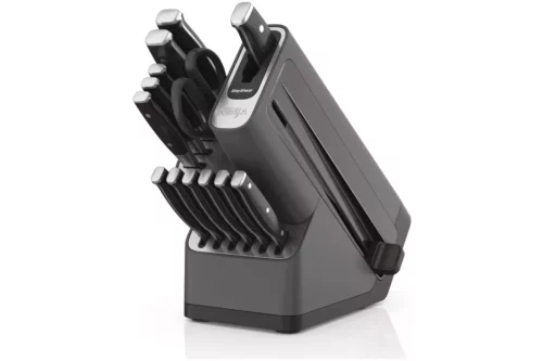 NINJA 14 PIECE STAY SHARP KNIFE BLOCK SET – BLACK- 19/08-AUTO WIN