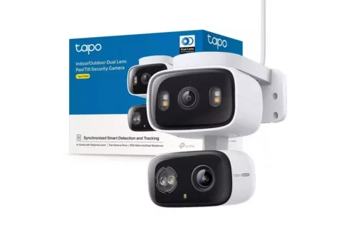 Tapo C246D 2K 3MP Dual-Lens Pan/Tilt Security Camera - White AUTO-WIN 08/08
