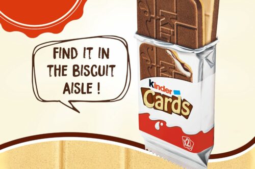 Kinder Cards Wafer Biscuit, Pack of 30 x 25.6g AUTO-WIN 27/08