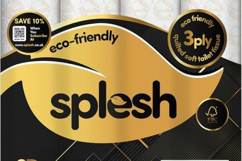 Splesh by Cusheen Toilet Roll 60 Rolls-AUTO WIN 26/08