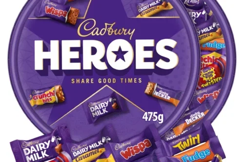 4 x Cadbury Heroes Chocolate Tub-AUTO WIN 30/08