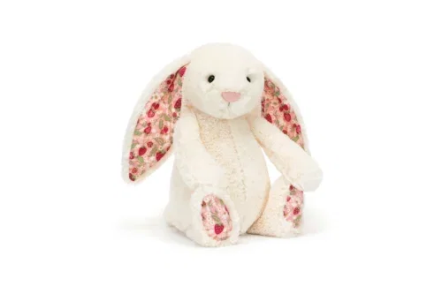 JELLYCAT BLOSSOM CREAM BUNNY ‘BERRY’ AUTOWIN 06/09