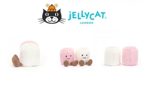 JELLYCAT AMUSEABLES PINK AND WHITE MARSHMALLOWS AUTO-WIN 31/08