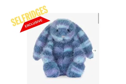 JELLYCAT CERULEA LUXE BUNNY SELFRIDGES EXCLUSIVE AUTO-WIN 28/08 #5