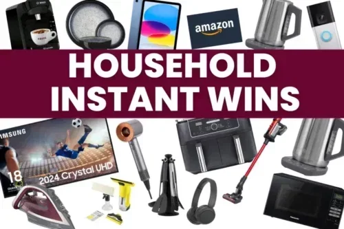 HOUSEHOLD INSTANT WINS- MAIN PRIZE AUTO WIN – 22/08