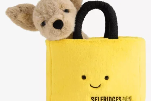 JELLYCAT Yapsby Chihuahua & JELLYCAT Amuseables Selfridges Bag-AUTO WIN 16/08