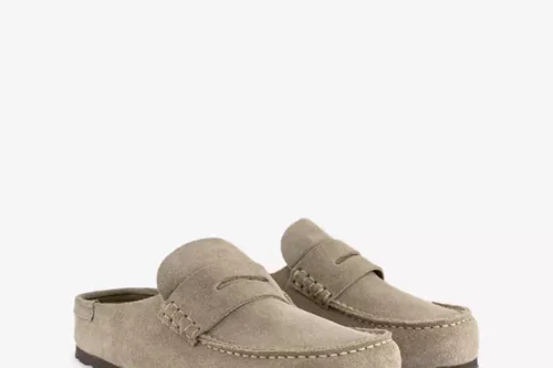 BIRKENSTOCK Naples Wrapped Suede Clogs-AUTO WIN 19/08