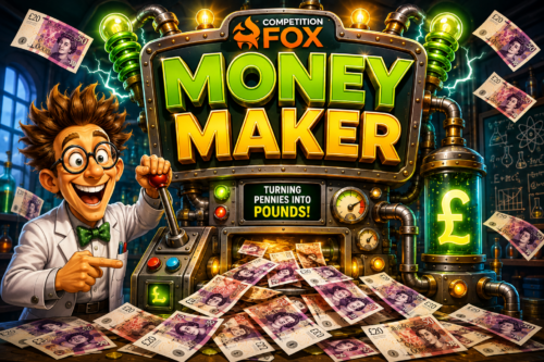MONEY MAKER INSTANT WINS 20X £1000 | 30X £500-MAIN JACKPOT £300 -AUTO WIN 18/08