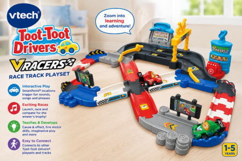 VTech Toot-Toot Drivers V Racers Race Track Playset-AUTO WIN 15/08
