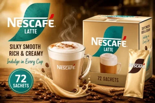 NESCAFÉ Latte Instant Coffee Sachets - 72 x 18g AUTO-WIN 25/08