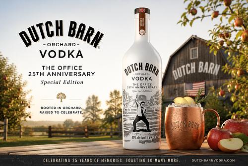 DUTCH BARN THE OFFICE 25TH ANNIVERSARY BOTTLE -AUTO WIN 24/08