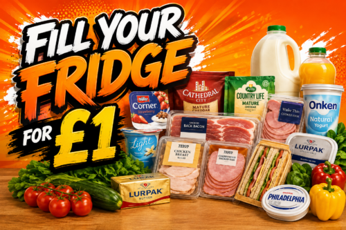 FILL YOUR FRIDGE FOR £1 AUTO-WIN 27/08