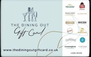 £50 THE DINNING OUT GIFT CARD- AUTO WIN-01/09