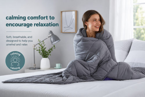 SILENTNIGHT RESTORE COOLING WEIGHTED BLANKET, 6.8KG, GREY-AUTO WIN 03/09