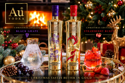 AU VODKA CHRISTMAS EDITION BLACK GRAPE & STRAWBERRY BURST 70CL-AUTO WIN 09/10