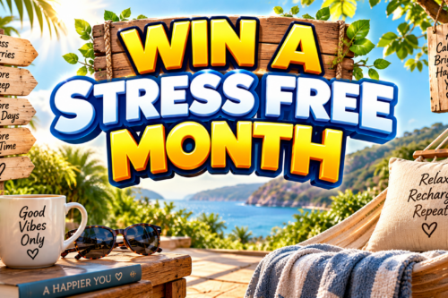 WIN A STRESS FREE MONTH- AUTO WIN 11/09