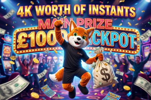4K WORTH OF INSTANTS- MAIN PRIZE £1000 JACKPOT-AUTO WIN 21/09