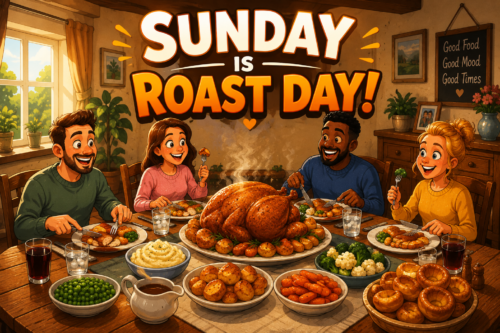 Sunday Is Roast Day Win £125 Cash To Spend On A Roast Dinner AUTO-WIN 06/09