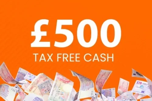 WIN £500 CASH - 03/09