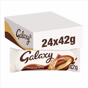 Galaxy Smooth Milk Chocolate Multipack, 24 x 42g-AUTO WIN 08/09