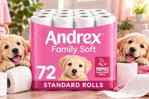 ANDREX FAMILY SOFT TOILET ROLLS – 72 TOILET ROLL PACK – AUTO WIN 03/10