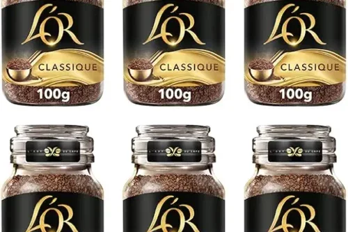 L'OR Classique Instant Coffee 100g (Pack of 6 Jars, Total of 600g)-AUTO WIN 04/09