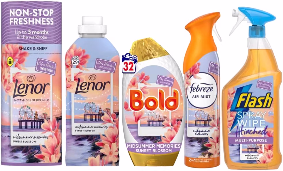 Midsummer Memories Bundle 5pc Febreze, Flash, Lenor, Bold Set-AUTO WIN 05/09