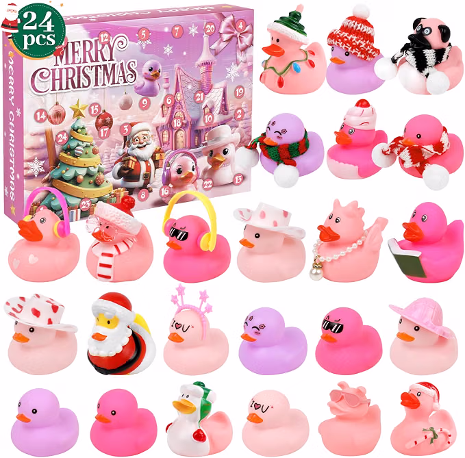 Pink Rubber Duck Advent Calendar -AUTO WIN 22/09