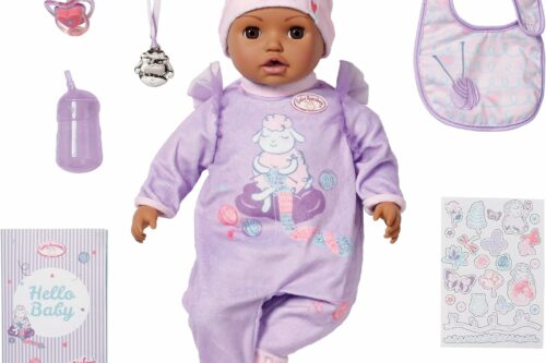 Baby Annabell Active Leah 706640-43cm Doll with Soft Cuddly Body and Realistic Features & Sounds - Includes Clothing & Accessories - Require 3 AAA Batteries  AUTO-WIN 03/10