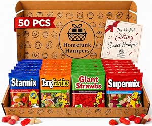 Mini Bags 50 Pack Sweets Gift Box Selection-AUTO WIN 24/09
