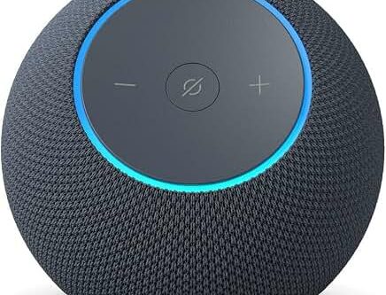 Amazon Echo Dot Max (newest gen), Bluetooth speaker with room-filling sound and built-in smart home hub, Graphite-AUTO WIN 26/09