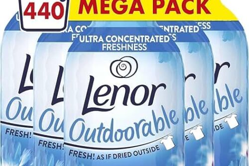 Lenor Outdoorable Fabric Conditioner, 440 Washes, 6.16 L (770 ml x 8),-AUTO WIN 04/10